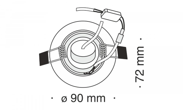 Встраиваемый Светильник Technical Dl291-2-3W-W