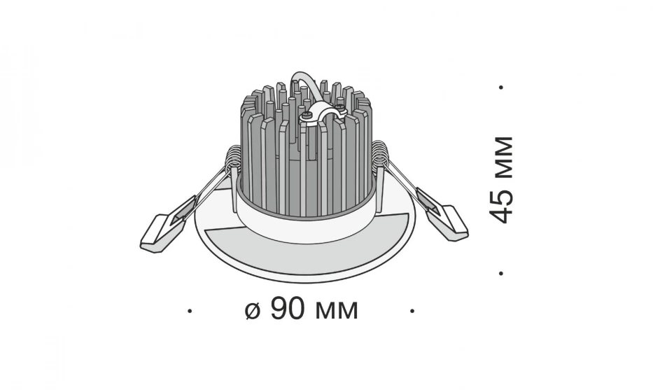 Встраиваемый Светильник Technical Dl038-2-L7B - фото 5