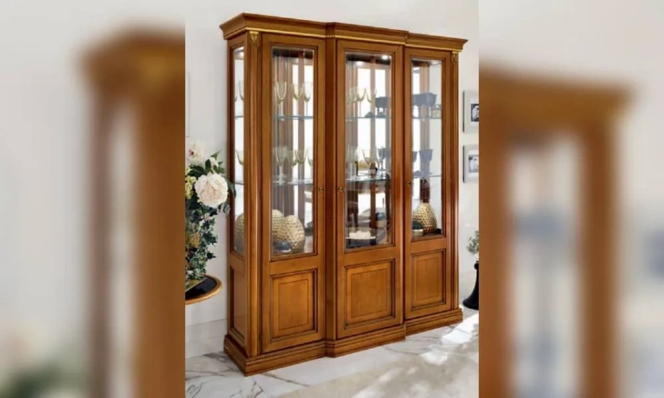 Angelica витрина 3Д черешня-золото - фото 1