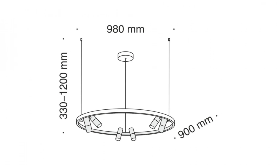 Подвесной Светильник Technical Mod102Pl-L42W4K - фото 3