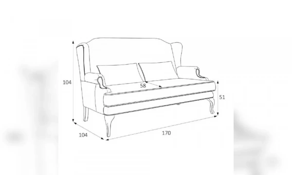 Софа Kreind Френсис M14-Bn-0385