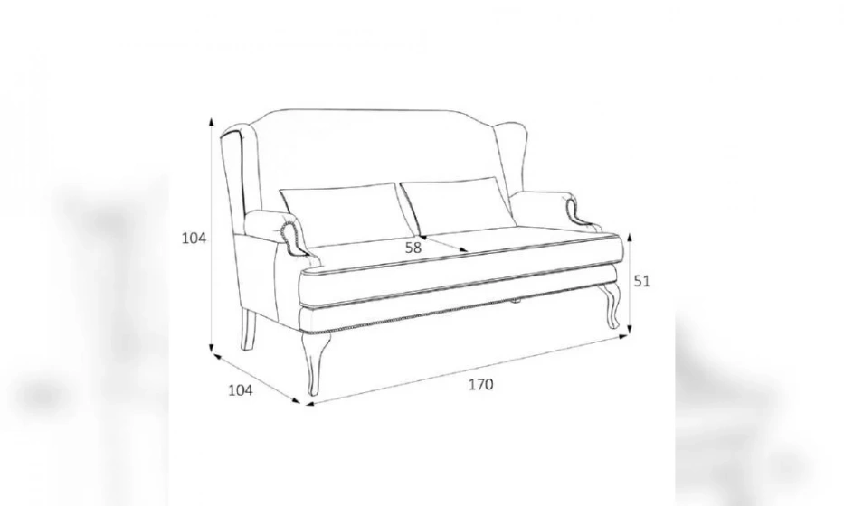 Софа Kreind Френсис M14-Bn-0367 - фото 3