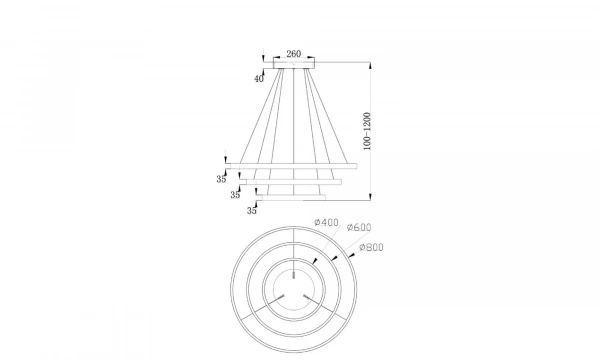 Подвесной Светильник Technical Mod058Pl-L100W4K