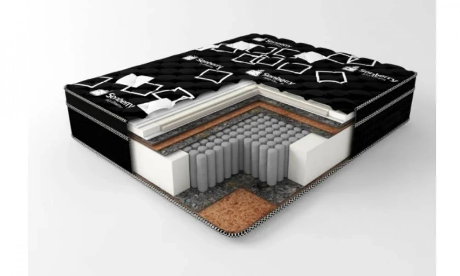 Матрас Сонберри Angelo Pillowtop 8См (Черный)-16 - фото 1