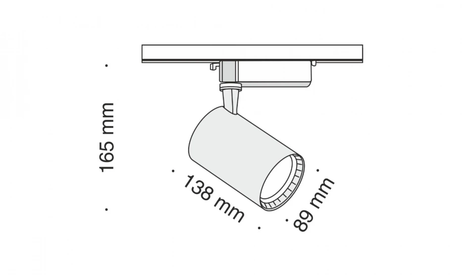 Трековый Светильник Technical Tr003-1-17W4K-W - фото 2