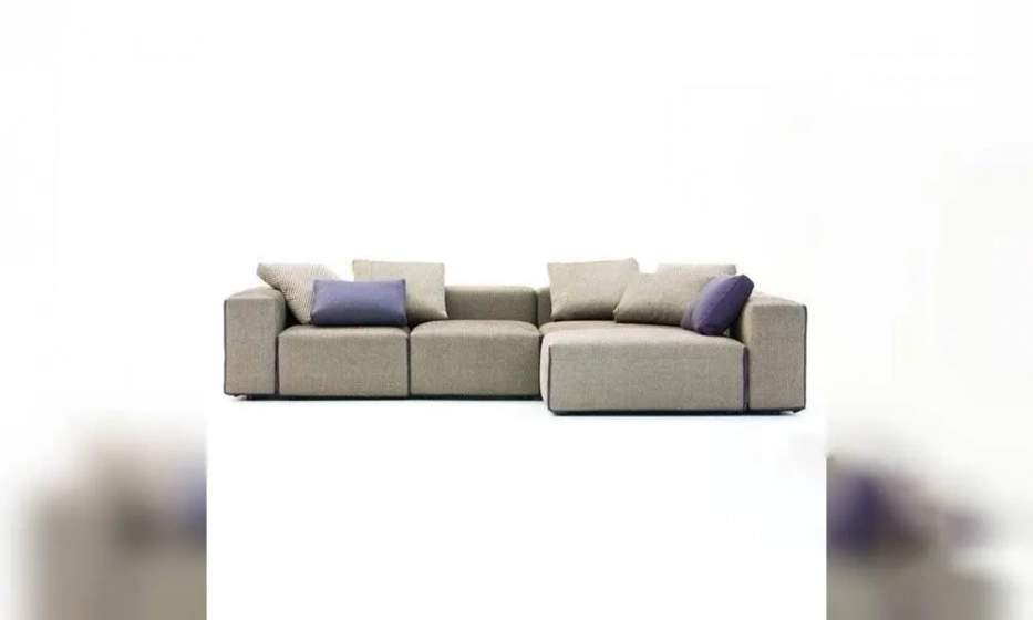 Диван Модульный Обитый Кожей Или Тканью Field, Moroso - фото 1