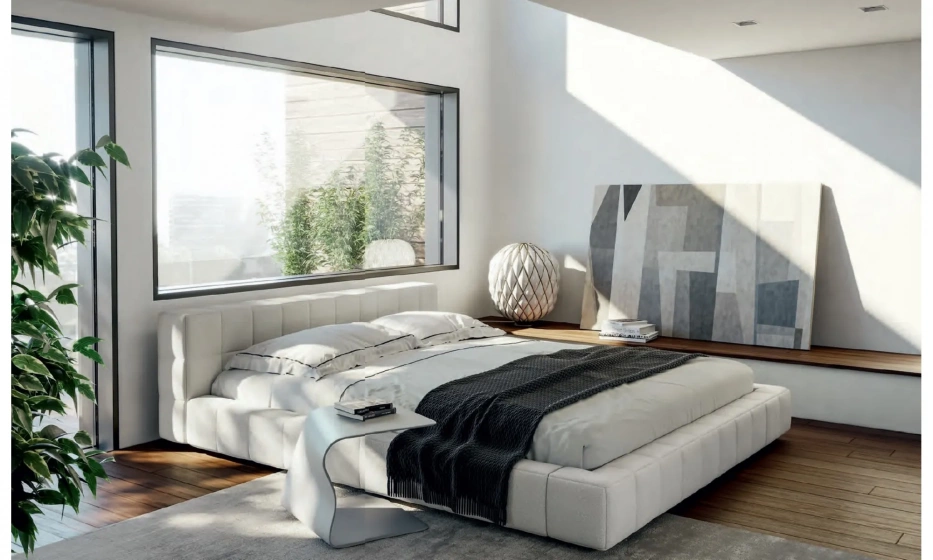 Кровать Bonaldo Squaring Basso - фото 1