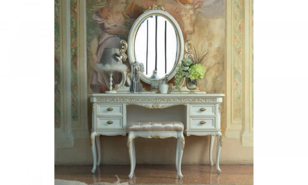 Комплект мебели в спальню Vaccari Giovanni Bella Italia (кровать 180*200, 2 прикроватные тумбы, комод, туалетный стол, шкаф-купе 2-х дверный)