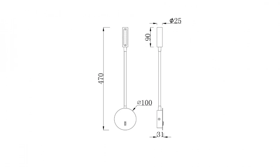 Бра Technical C035Wl-L3W3K - фото 4