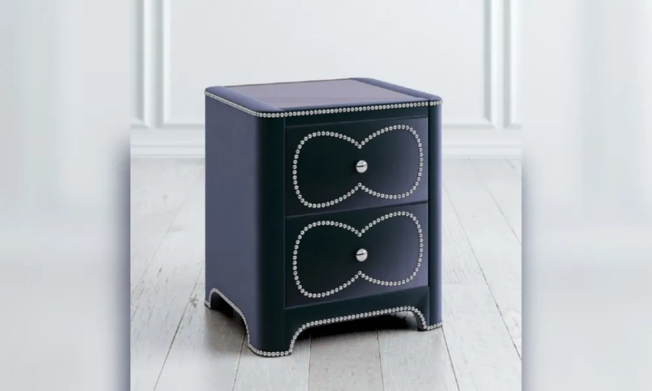 Прикроватная Мягкая Тумба 2 Ящика T110-Nkn-B18 - фото 1