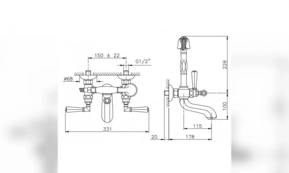 Смеситель Для Ванны Nicolazzi Teide Metal 1901Cr05 - фото 2