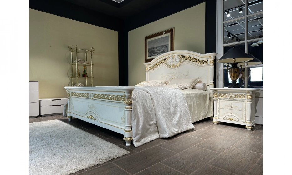 Комплект (кровать + 2 тумбочки) Valderamobili Luigi XVI - фото 1
