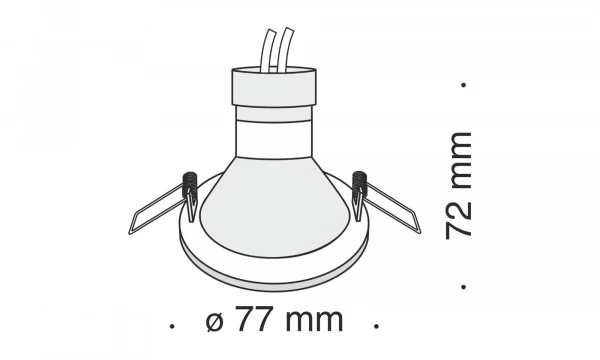 Встраиваемый Светильник Technical Dl009-2-01-Bz