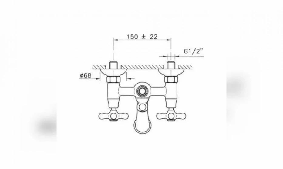 Смеситель Для Ванны Nicolazzi Nuova Brenta 2500Cr - фото 2