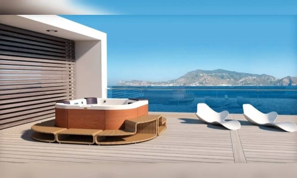 Мини-Бассейн Jacuzzi Delfi Pro 190Х190 9444-79465 Акрил №65 Platinum